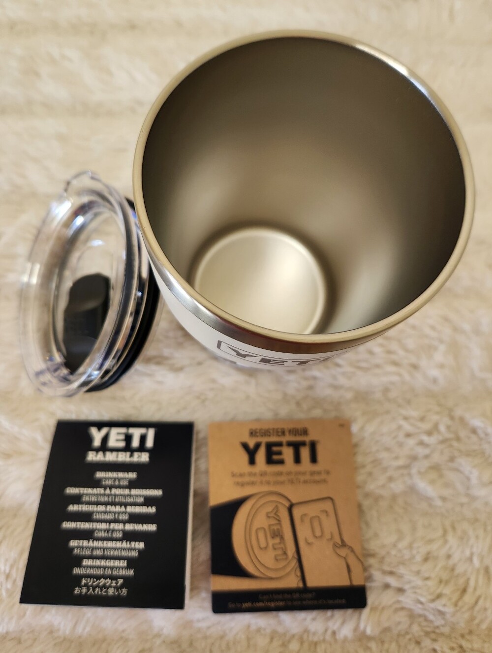 YETI Rambler 16 oz Cape Taupe Stackable Pint - Picture 6 of 7